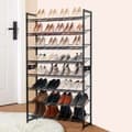 Miniatyrbillede 2 af 5: Sko stativ, SONGMICS LMR08GB, 92.5x30.7x163.5 cm, Grå