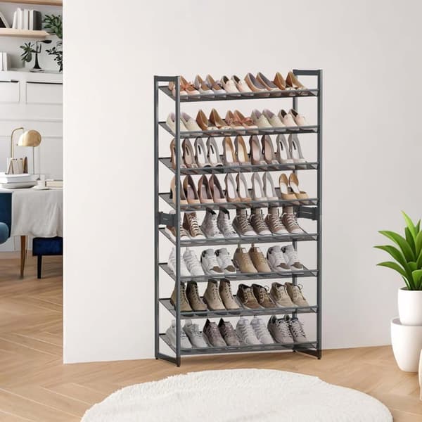 Sko stativ, SONGMICS LMR08GB, 92.5x30.7x163.5 cm, Grå