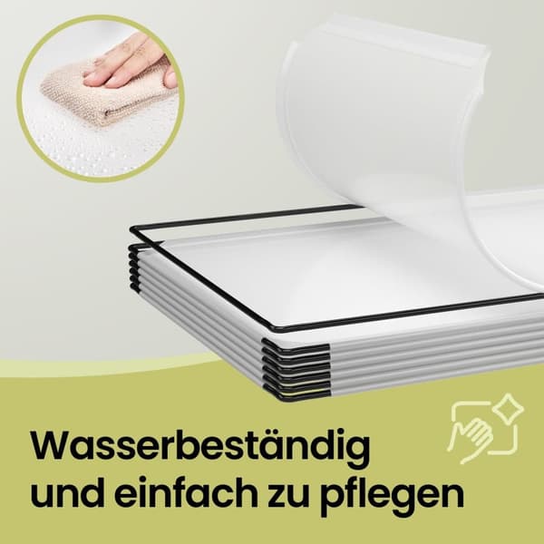 Terning DIY Hylde System, SONGMICS LPC116WS, 93x31x93 cm, Hvid