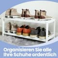 Miniatyrbillede 3 af 5: Skoopbevaring, SONGMICS LBS02H, 70x33x26 cm, Hvid