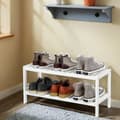 Miniatyrbillede 1 af 5: Skoopbevaring, SONGMICS LBS02H, 70x33x26 cm, Hvid