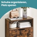 Miniatyrbillede 3 af 5: Skoskab, VASAGLE LBC040X01, 60x24x102 cm, Brun