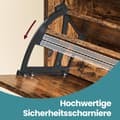 Miniatyrbillede 4 af 5: Skoskab, VASAGLE LBC040X01, 60x24x102 cm, Brun