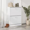 Miniatyrbillede 2 af 6: Skoskab, VASAGLE LBC02WT, 60x24x83.5 cm, Hvid