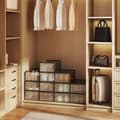 Miniatyrbild 2 av 5: Skokartonger, 12-delars set, 33,5x23,2x14,3 cm, Transparent Svart