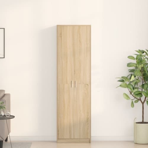 Garderob Sonoma Ek 55x25x189 cm Konstruerat Trä
