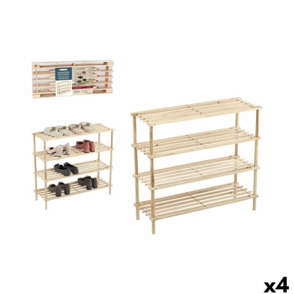 Skobenk Confortime 74 x 26,5 x 64 cm (4 enheter)