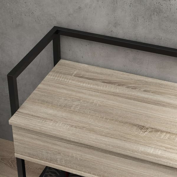 Rootz Shoe Bench Opbevaringshylde - Sko rack - Skjult rum - Moderne design - 84 cm x 39,5 cm x 61 cm
