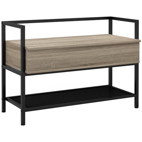 Rootz Shoe Bench Opbevaringshylde - Sko rack - Skjult rum - Moderne design - 84 cm x 39,5 cm x 61 cm
