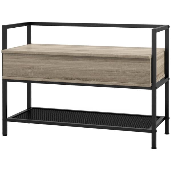 Rootz Shoe Bench Opbevaringshylde - Sko rack - Skjult rum - Moderne design - 84 cm x 39,5 cm x 61 cm