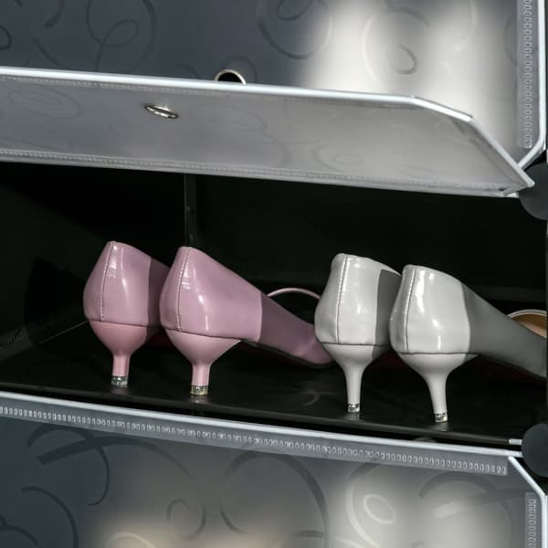 Rootz Shoe Rack - Storage Organizer - Shoe Shelf - Modular Design - Håller 24 par - 94 cm x 37 cm x 108 cm