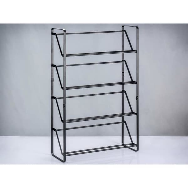 Yamazaki Home 4-lagers skoställ Skoställ svart 53,0 x 80,0 x 17,5 cm