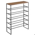 Miniatyrbild 1 av 6: YAMAZAKI Home Skoställ - 5 nivåer - Svart - Modern design