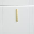 Miniatyrbild 11 av 11: Skoskåp 80x23,5x123,5 cm - med 3 klaffar - med 6 justerbara fack - vitt