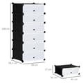 Miniatyrbillede 3 af 10: Rootz Modular Shoe Shelf System - Opbevaringsstativ - Skoarrangør - Tilpasbart design - 49 cm x 36,5 cm x 108 cm