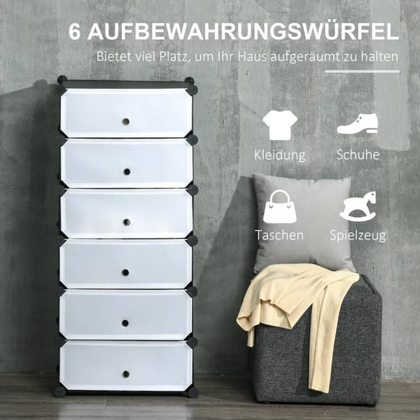 Rootz Modular Shoe Shelf System - Opbevaringsstativ - Skoarrangør - Tilpasbart design - 49 cm x 36,5 cm x 108 cm