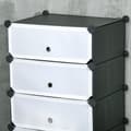 Miniatyrbillede 8 af 10: Rootz Modular Shoe Shelf System - Opbevaringsstativ - Skoarrangør - Tilpasbart design - 49 cm x 36,5 cm x 108 cm