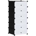 Miniatyrbillede 10 af 10: Rootz Modular Shoe Shelf System - Opbevaringsstativ - Skoarrangør - Tilpasbart design - 49 cm x 36,5 cm x 108 cm