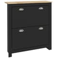 Miniatyrbillede 6 af 6: Rootz Shoe Cabinet - Shoe Rack - Indgangsarrangør - Rumbesparende design - 79 cm x 23 cm x 90,5 cm