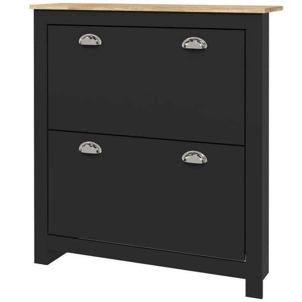Rootz Shoe Cabinet - Shoe Rack - Indgangsarrangør - Rumbesparende design - 79 cm x 23 cm x 90,5 cm