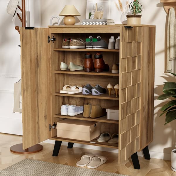 Skoskab i moderne design med 5 rum – 80,5 x 35 x 109,5 cm, justerbare hylder