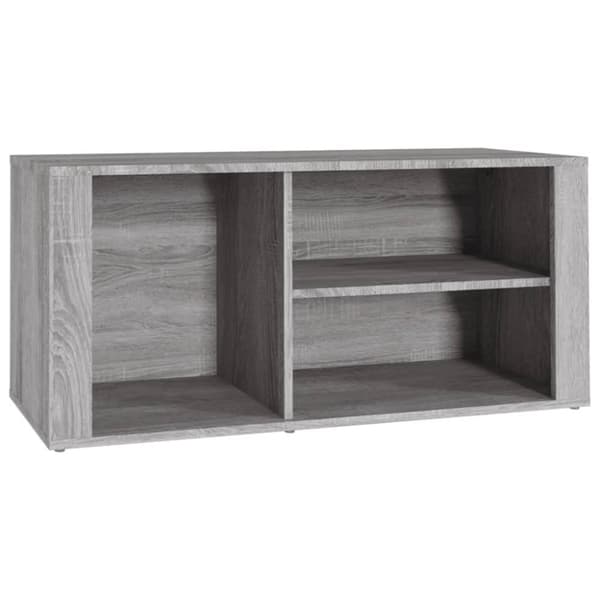 Skoskåp grå sonoma 100x35x45 cm konstruerat trä