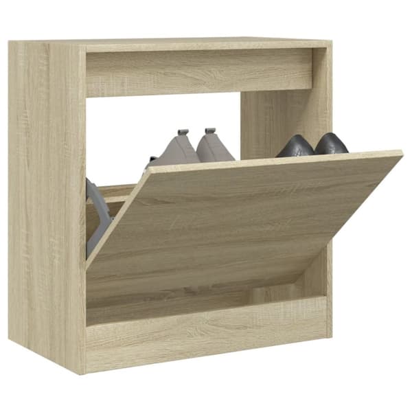 Skohylla sonoma-ek 60x34x63,5 cm konstruerat trä