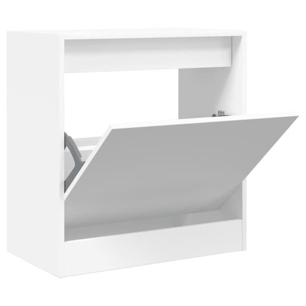 Skohylla vit 60x34x63,5 cm konstruerat trä