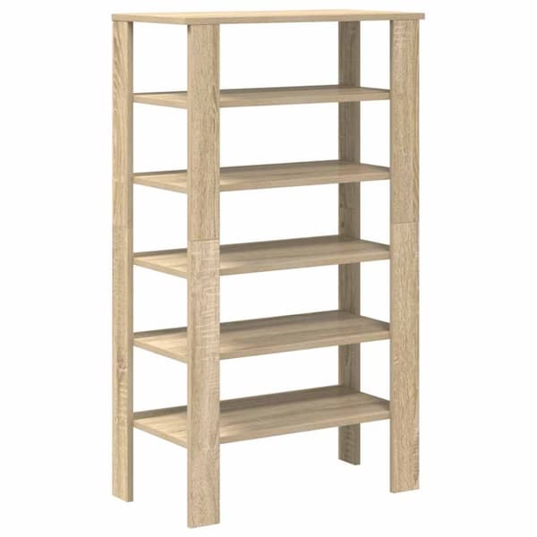 Skohylla sonoma-ek 61x32x105 cm konstruerat trä