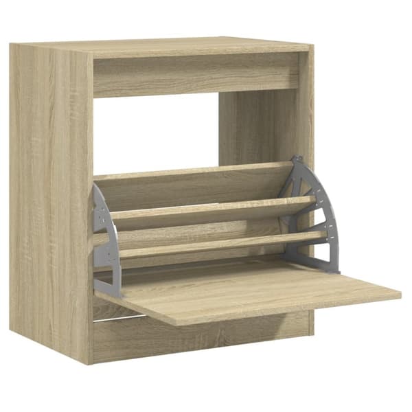 Skohylla sonoma-ek 60x42x69 cm konstruerat trä