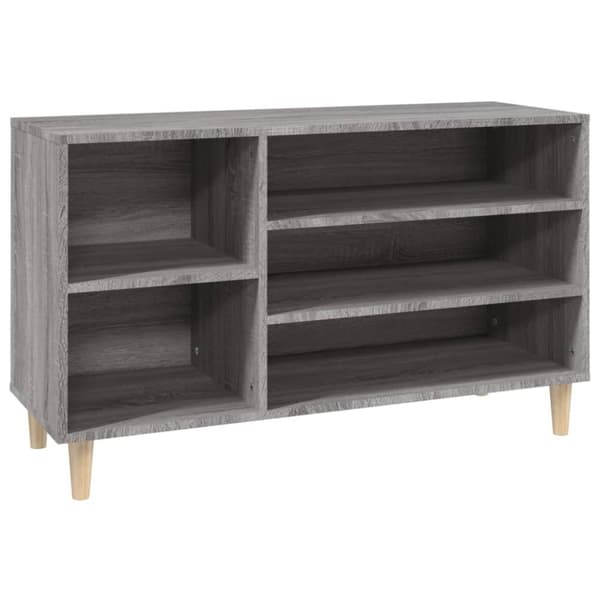 Skoskåp grå sonoma 102x36x60 cm konstruerat trä