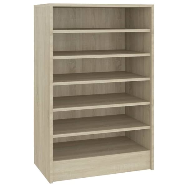 Skoskåp sonoma-ek 60x35x92 cm konstruerat trä