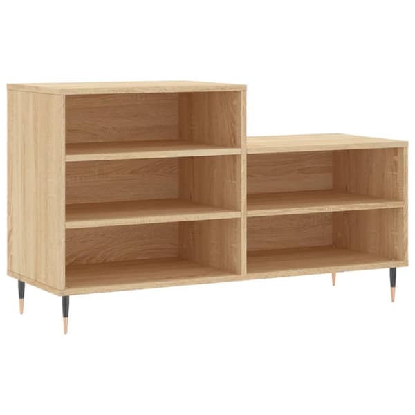 Skohylla sonoma-ek 102x36x60 cm konstruerat trä
