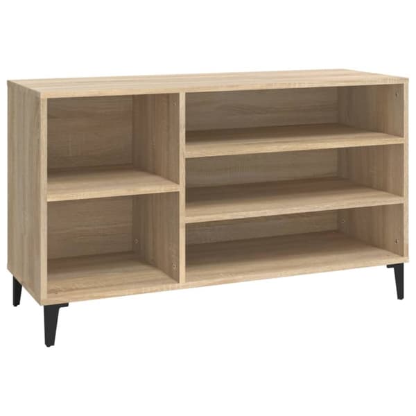 Skohylla sonoma-ek 102x36x60 cm konstruerat trä