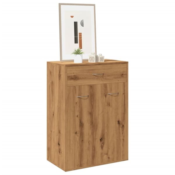 Skoskåp artisan ek 60x35x84 cm konstruerat trä