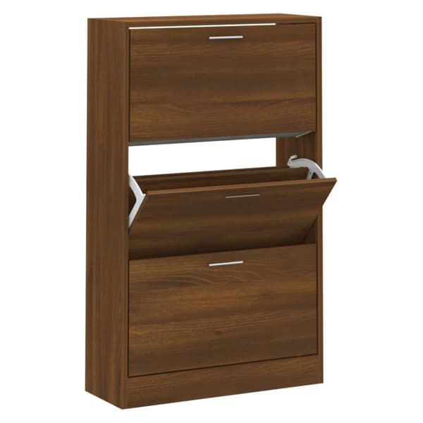Skohylla sonoma-ek 63x24x103 cm konstruerat trä
