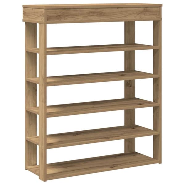 Skohylla ek 80x30x98 cm konstruerat trä