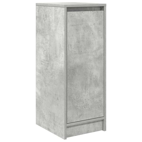 Skoskåp betonggrå 29,5x34x76 cm konstruerat trä