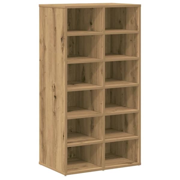 Skohylla artisan ek 54x34x100,5 cm konstruerat trä