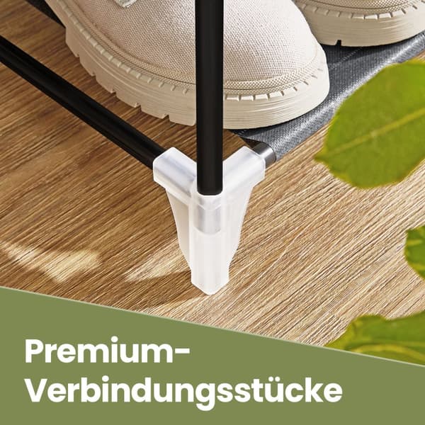 Shoe Rack - 7 nivåer - med lock - skoskåp