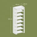 Miniatyrbild 5 av 5: Shoe Rack - 7 nivåer - med lock - skoskåp