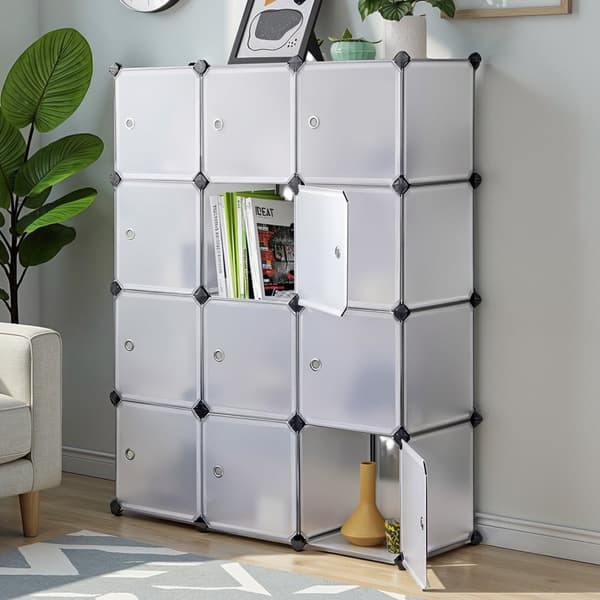 Plank System - Shoe Rack - Døre - 12 terninger
