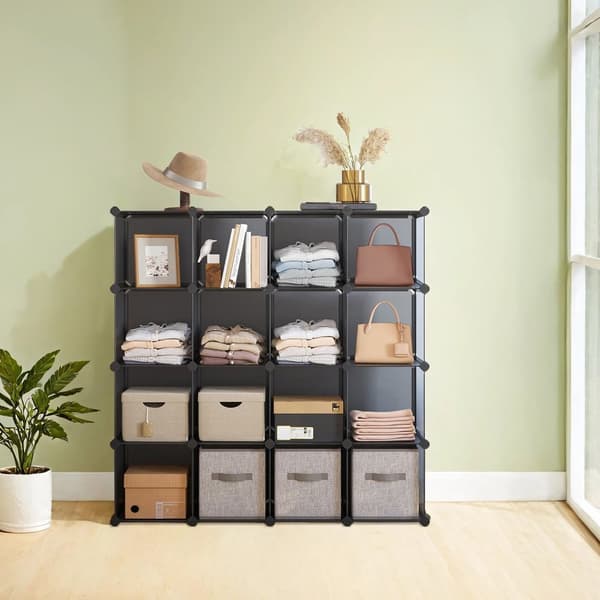 Sko rack - DIY - 16 terninger - 31 x 123 x 123 cm
