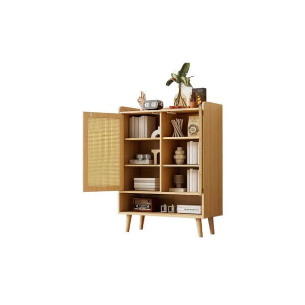 Sko skåp Sko skåp med 2 dörrar och 5 hyllor, dimensioner: L80/H105/T35 cm Längd 80/H105/T35 cm