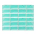 Miniatyrbillede 2 af 2: Skoopbevaringskasser, Stabelbart design, Gennemsigtigt plastmateriale,lys grøn