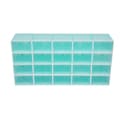 Miniatyrbillede 1 af 2: Skoopbevaringsboks, 20 PCS Organizer, Skuffedesign,grøn