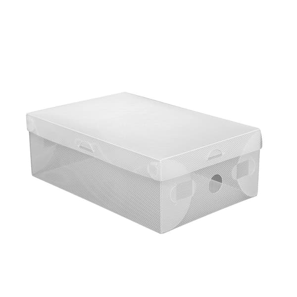 Shoe Storage Box, Stapelbar Design, Andningsbar Ventilation,20ST