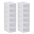 Miniatyrbild 2 av 2: Shoe Storage Organizers, Stapelbar Design, Mångsidig Användning,12 st