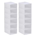 Miniatyrbild 1 av 2: Shoe Storage Organizers, Stapelbar Design, Mångsidig Användning,12 st