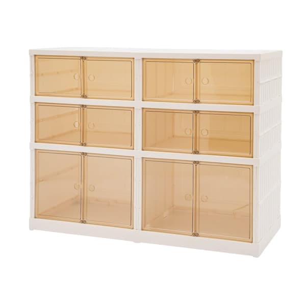 Skoorganisator, 3-lags design, rummer 12 par,M, HVID